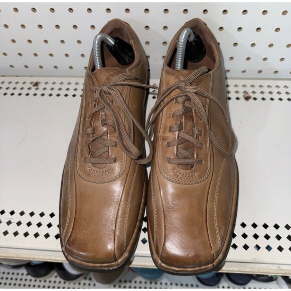 Rockport Signature Series Mens Leather Casual Dress Shoes Oxfords Size 11 Brown main image 4